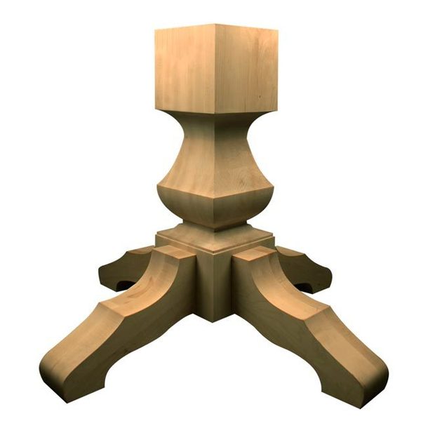 Osborne Wood Products 29 x 34 Extended Transitional Pedestal Kit in Soft Maple PK 1148M